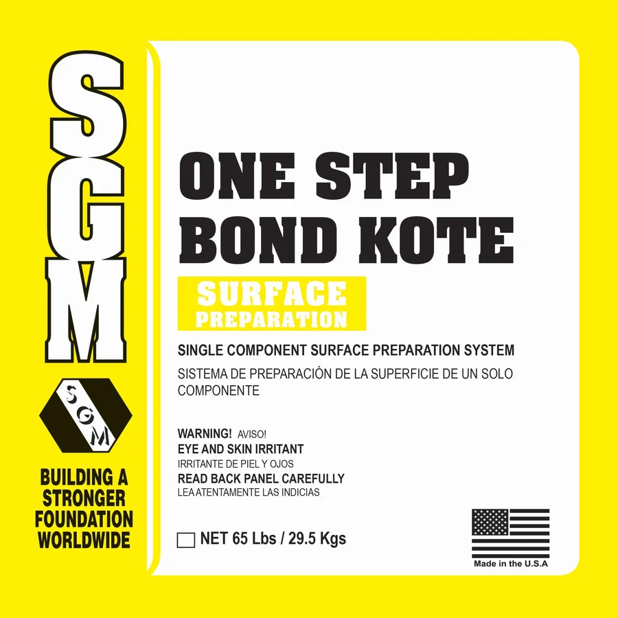 One Step Bond Kote surface preparation