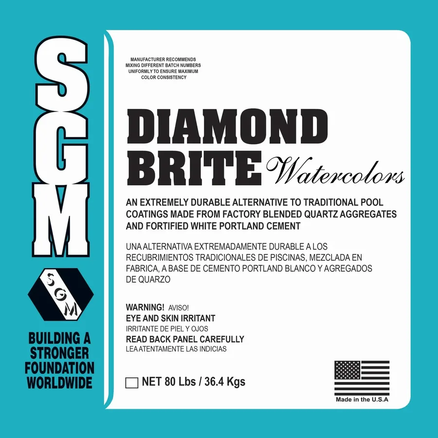 Diamond Brite Watercolors pool finish